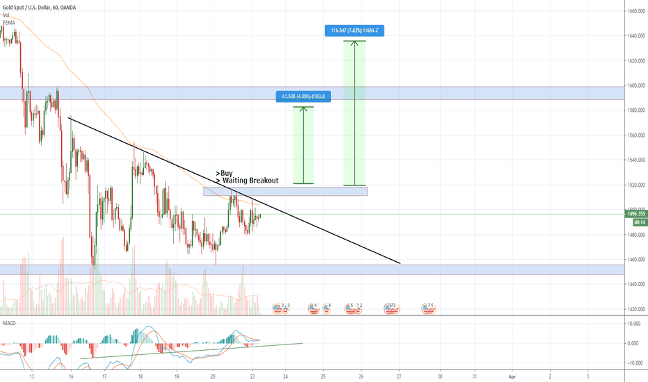 Gold (XAUUSD) Buy the breakout H1