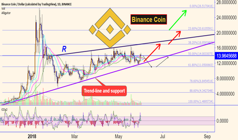 Binance Coin : green course!