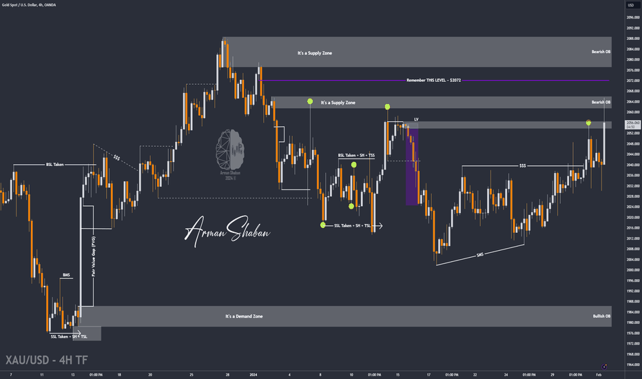 ๐ฅ XAU/USD - Stop Hunt and Fall Again ? (READ the CAPTION)
