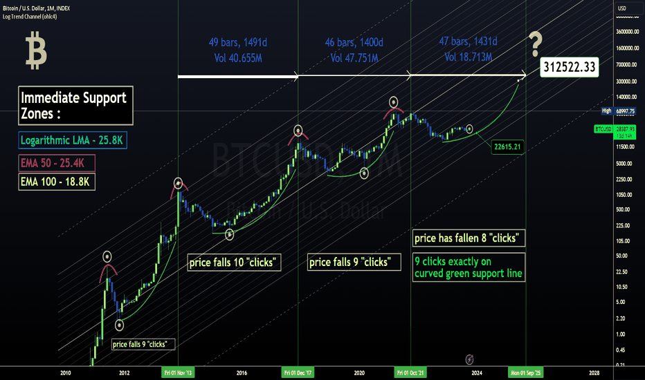 Bitcoin - BTC Logarithmic Roadmap