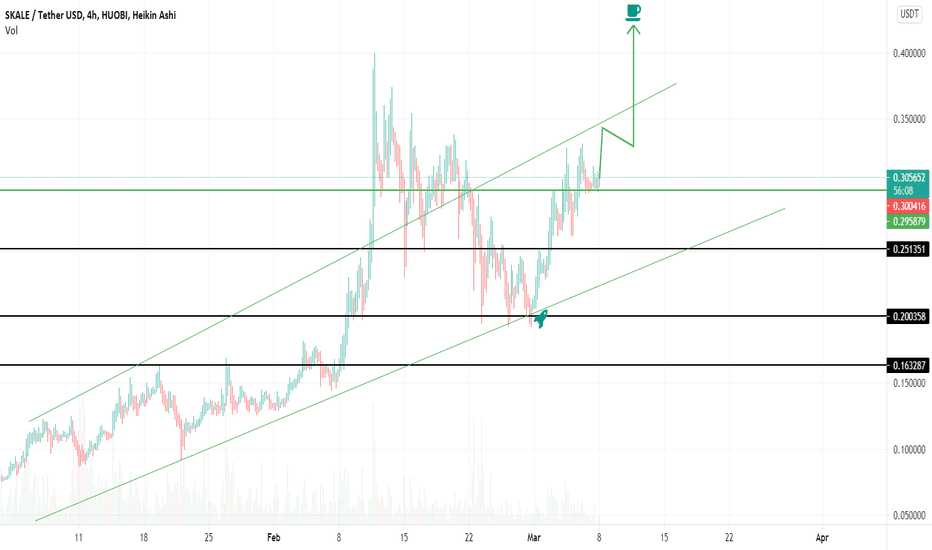 SKALE NETWORK (SKL) EXPECTING GREAT INCREASE TREND - Golden one!